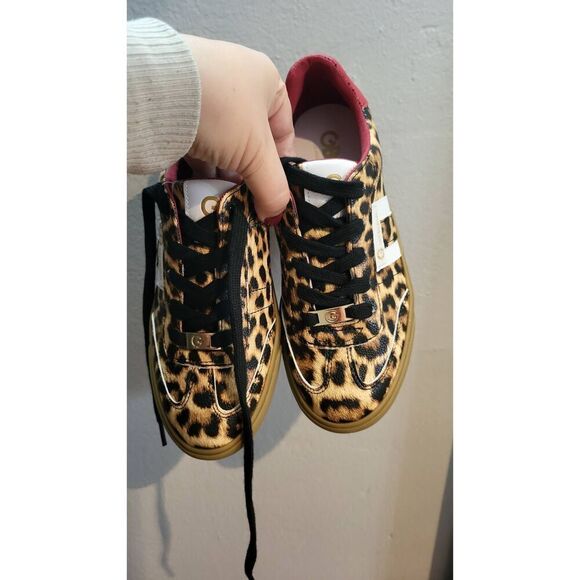 New Guess Los Angeles cheetah sneakers sz7 - Picture 1 of 5